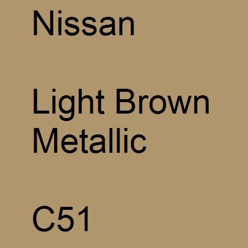 Nissan, Light Brown Metallic, C51.